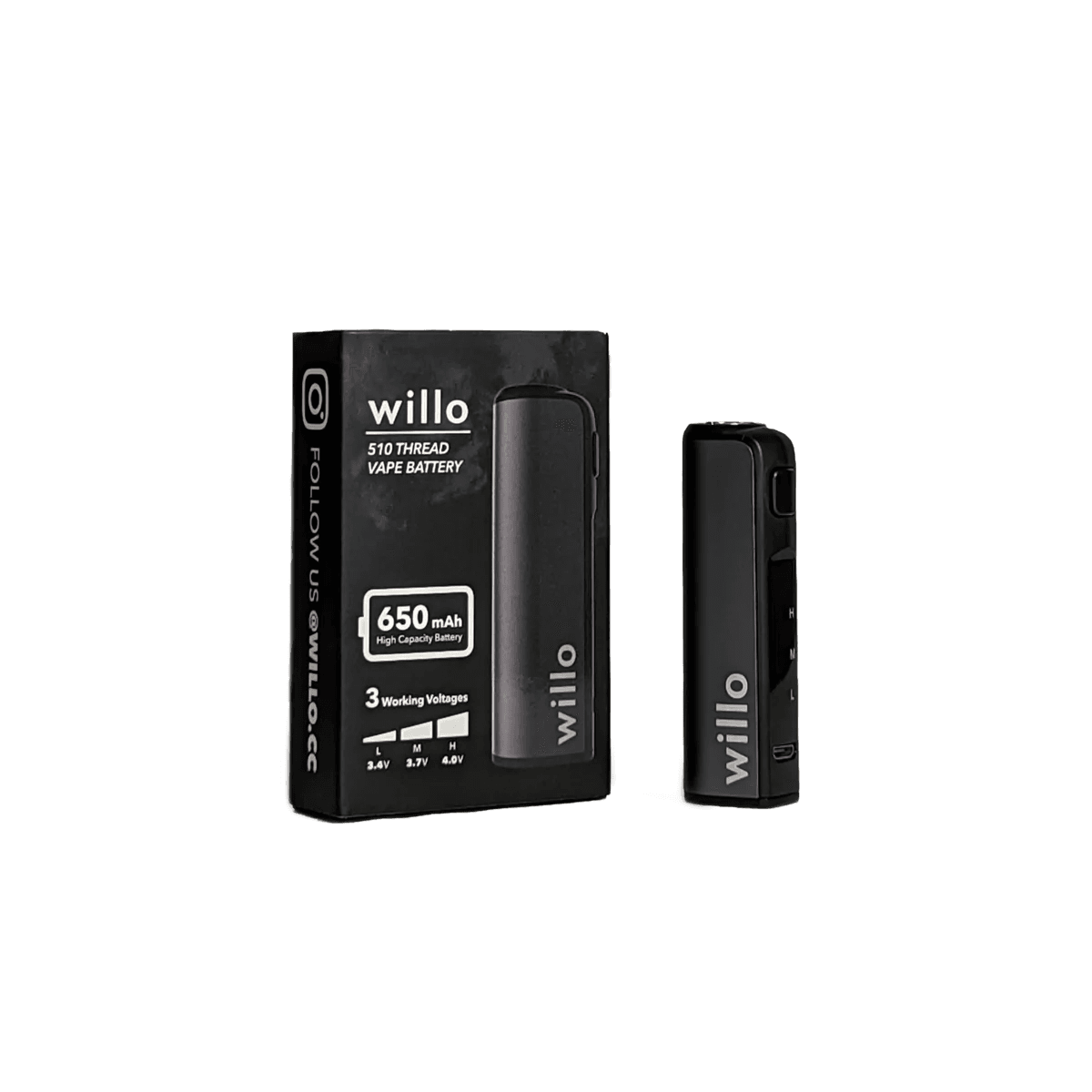 Willo 510 Thread Vape Battery